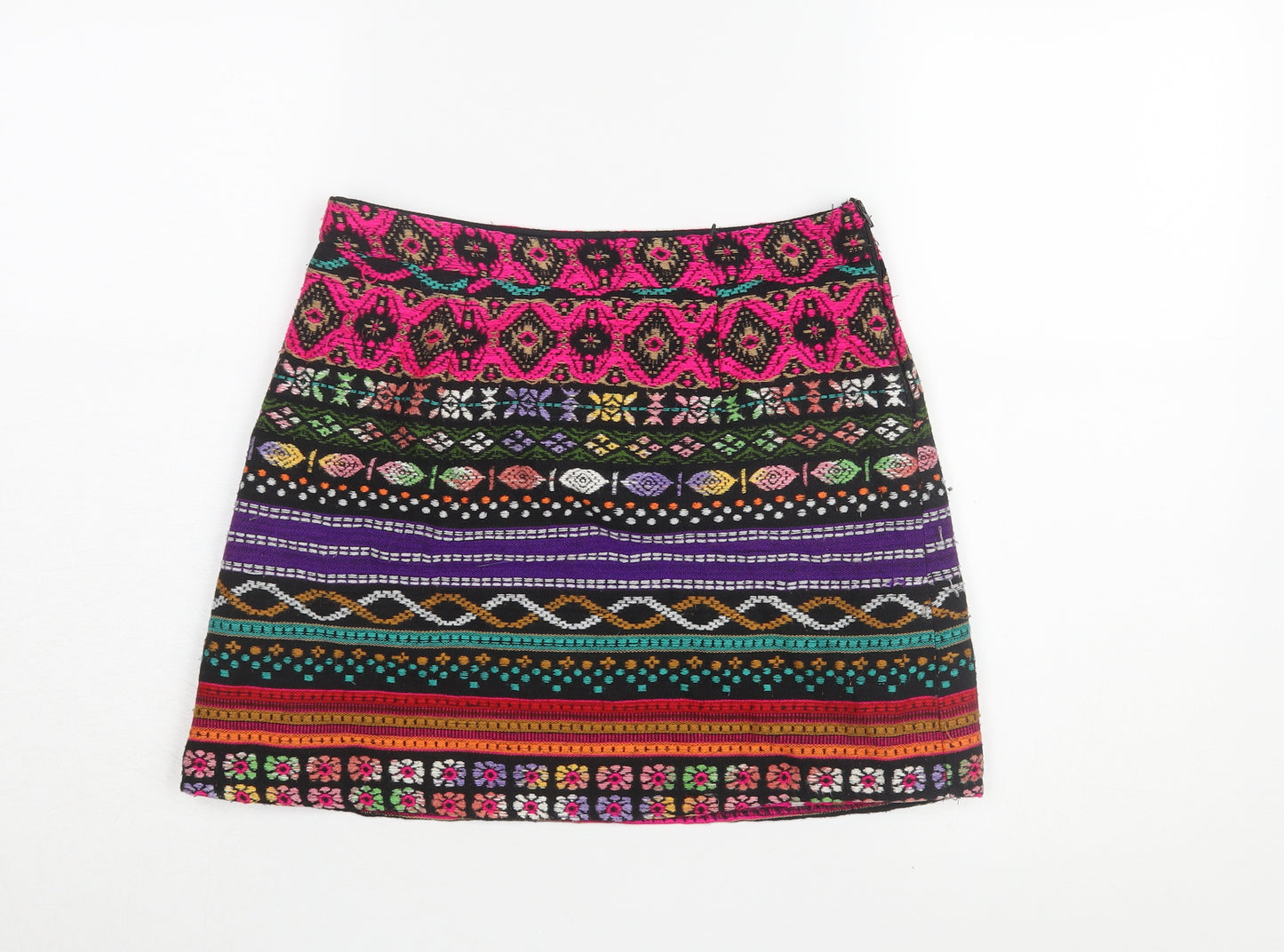 Anmol Women's Multicoloured A-Line Skirt UK 10