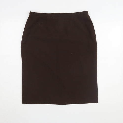 Classics Women's Brown Pencil Skirt Size 14