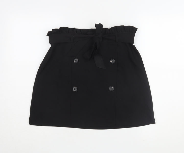 Lipsy Women's Black Short Pencil Skirt, Size 12