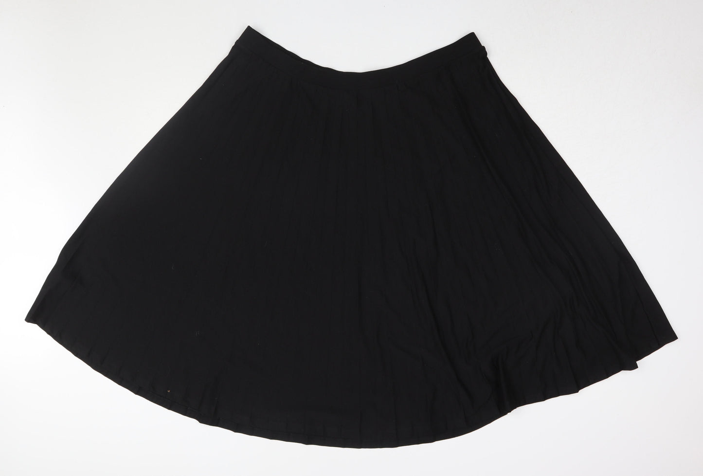 Marks and Spencer Women's Black A-Line Long Skirt Size 22