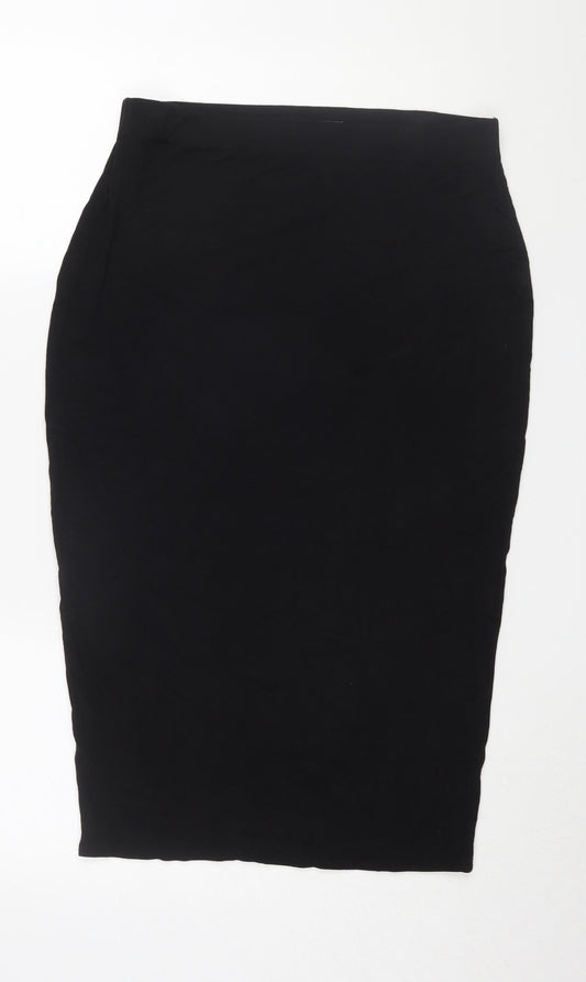 Dorothy Perkins Black Pencil Skirt Women Size 14