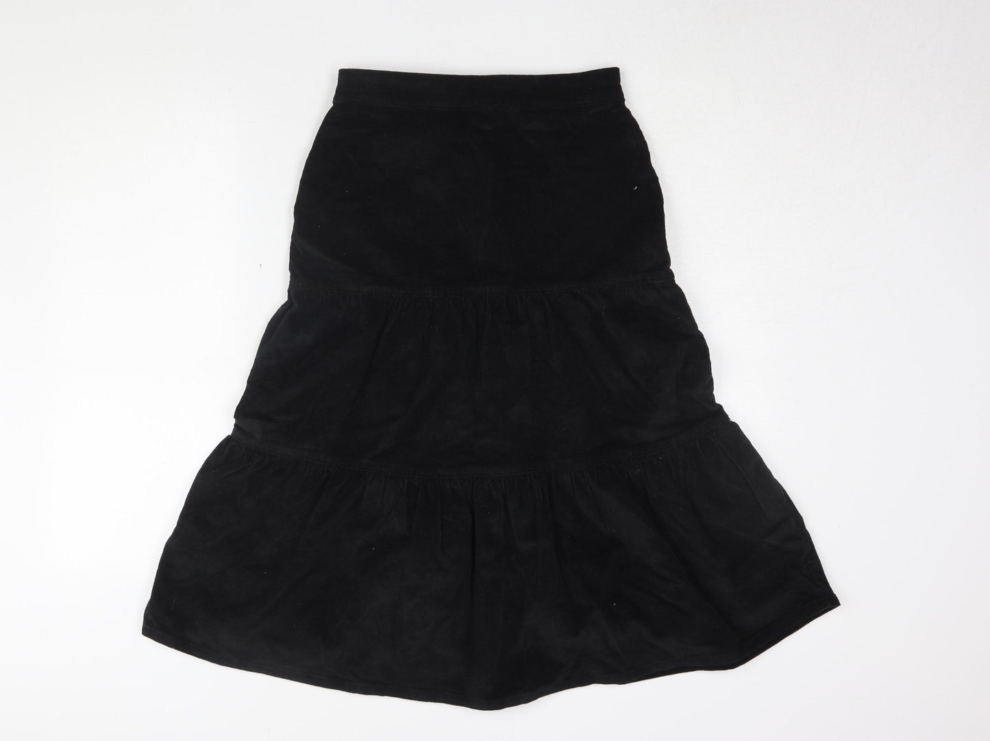 TU Women's Black Peasant Midi Skirt - Size 8