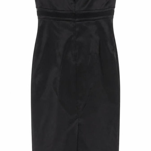 Spirit Women's Black Sheath Dress Size 12 Party Elegant