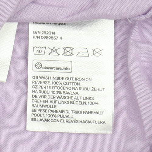 H&M Girls Purple Ursula Disney T-Shirt, 11-12Y, Graphic Print