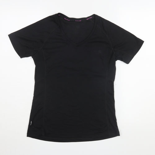 Karrimor Women's Black V-Neck Active T-Shirt Size 12