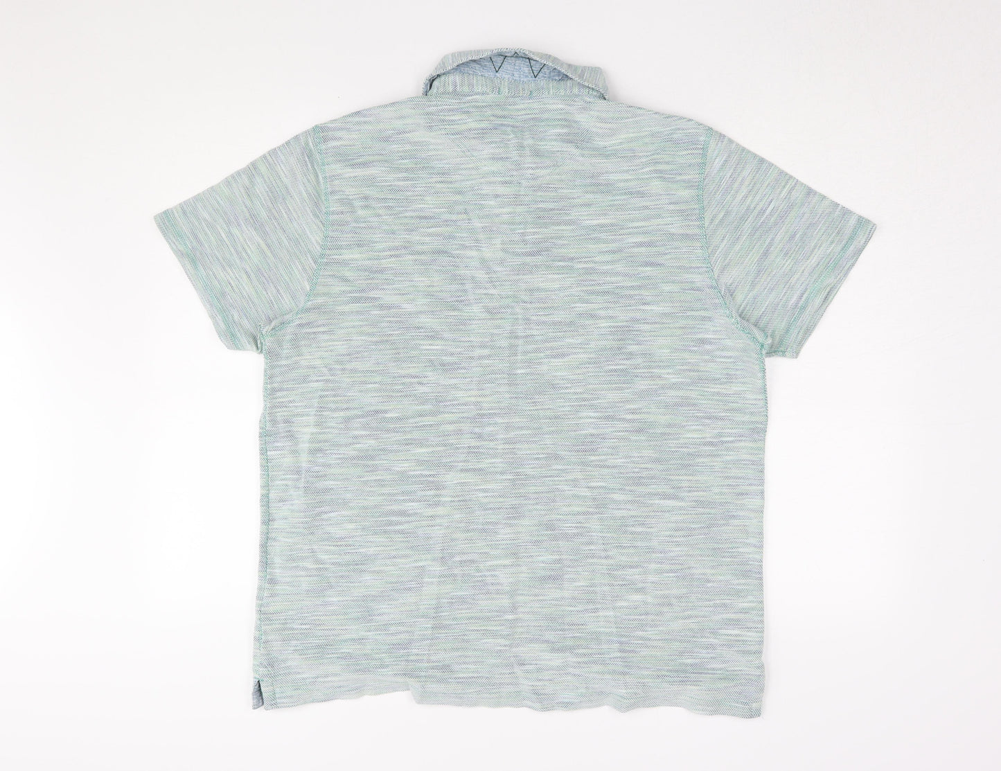 Mantaray Men's Multicoloured Striped Polo L