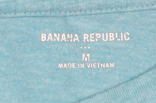 Banana Republic Men's Blue Graphic T-Shirt, M
