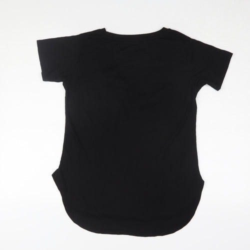 Disney Minnie Mouse Black T-Shirt, Unisex Adults M