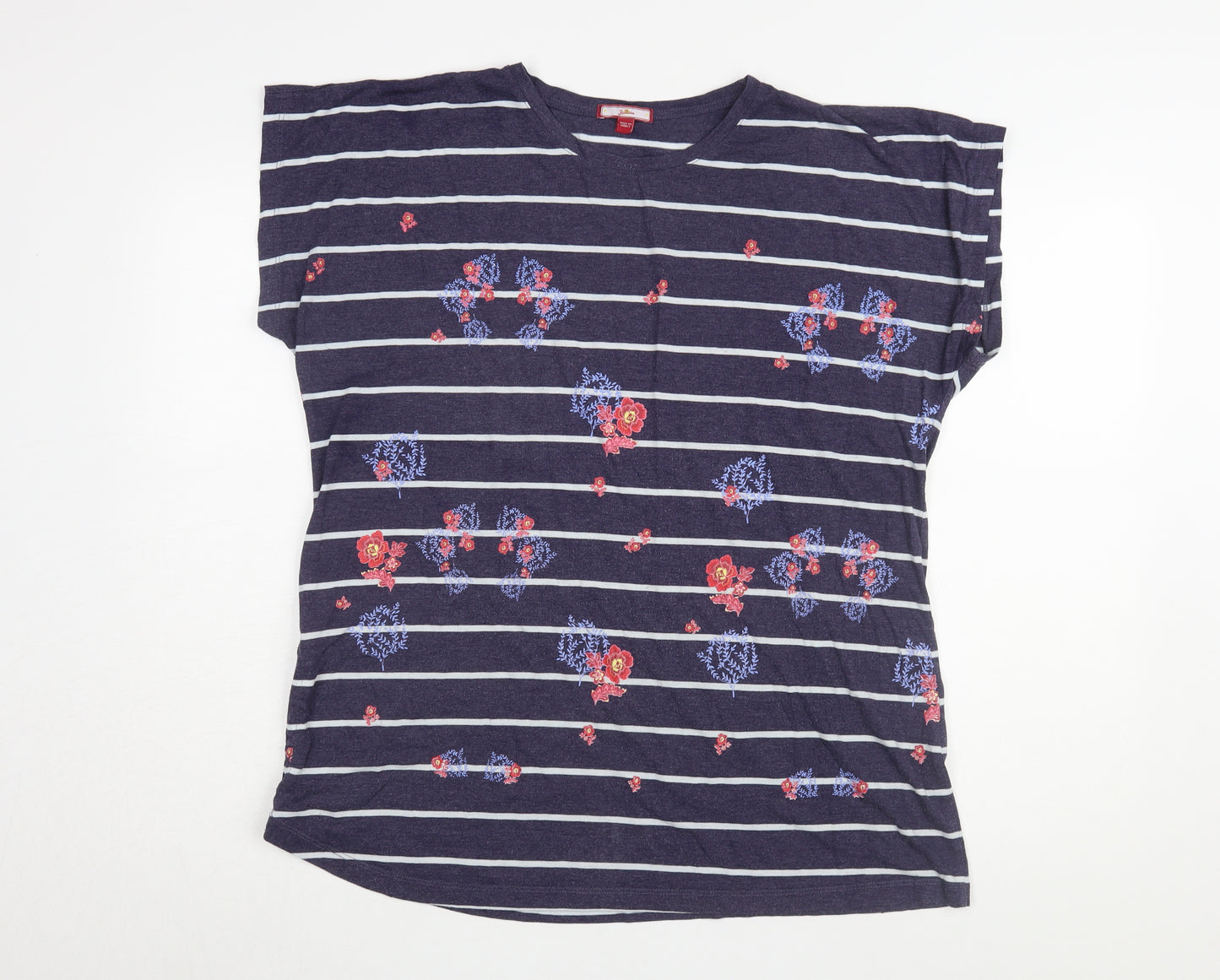 Joe Browns Women's Multicoloured Striped T-Shirt, Size 18