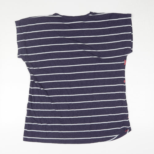 Joe Browns Women's Multicoloured Striped T-Shirt, Size 18