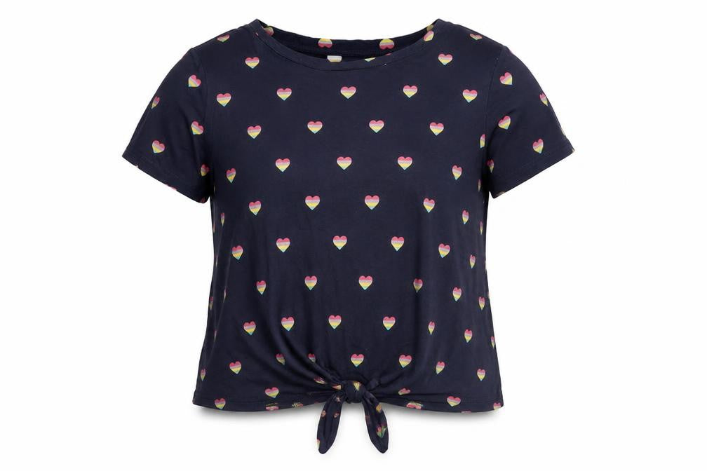 Oasis Women's Blue T-Shirt, M, Round Neck, Summer Casual
