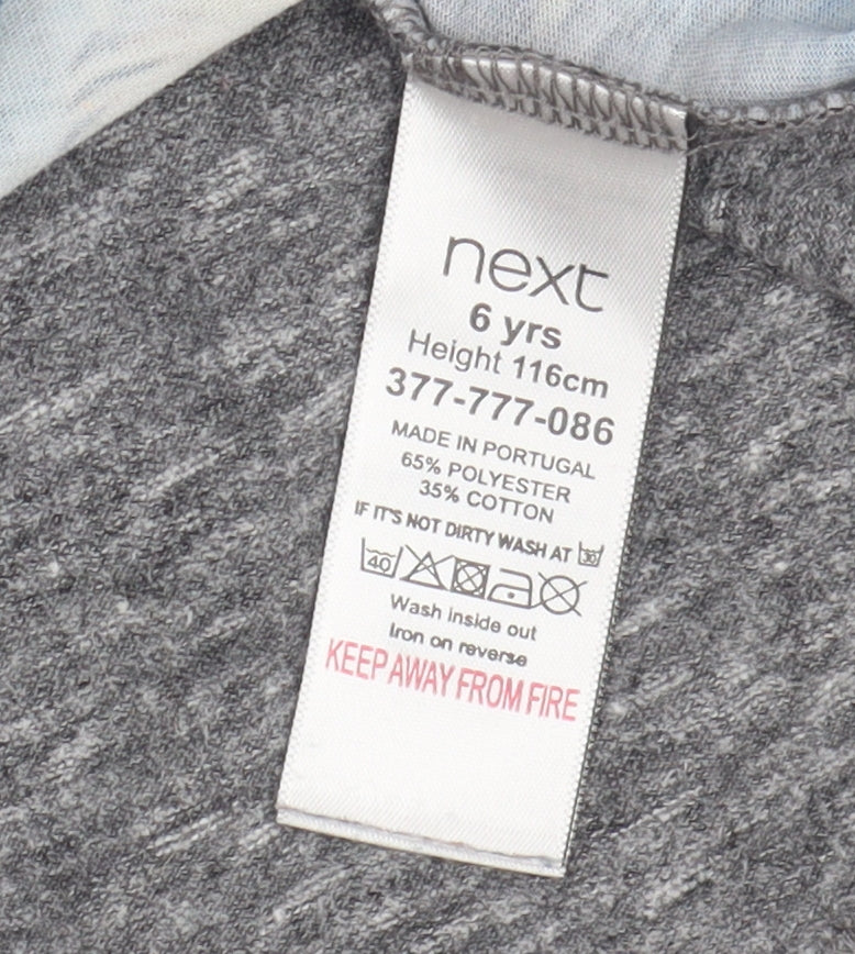 Next Girls Star Wars Graphic T-Shirt Grey 6 Years