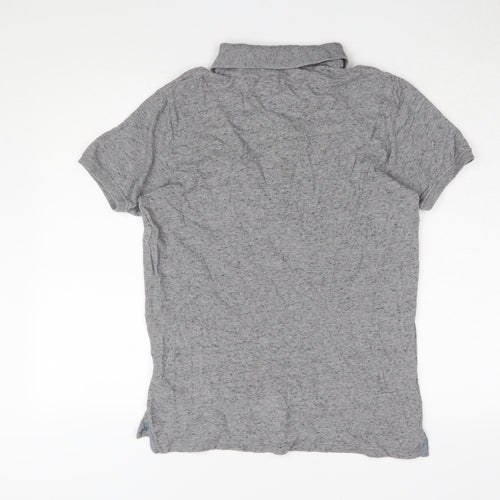 Diesel Co Men's Small Grey Cotton Polo
