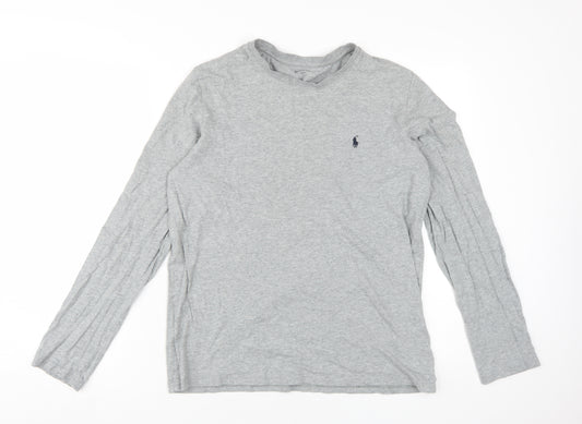 Polo Ralph Lauren Men's Grey Long Sleeve T-Shirt M