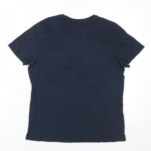 Red Herring Women's Blue Cotton T-Shirt Size 16