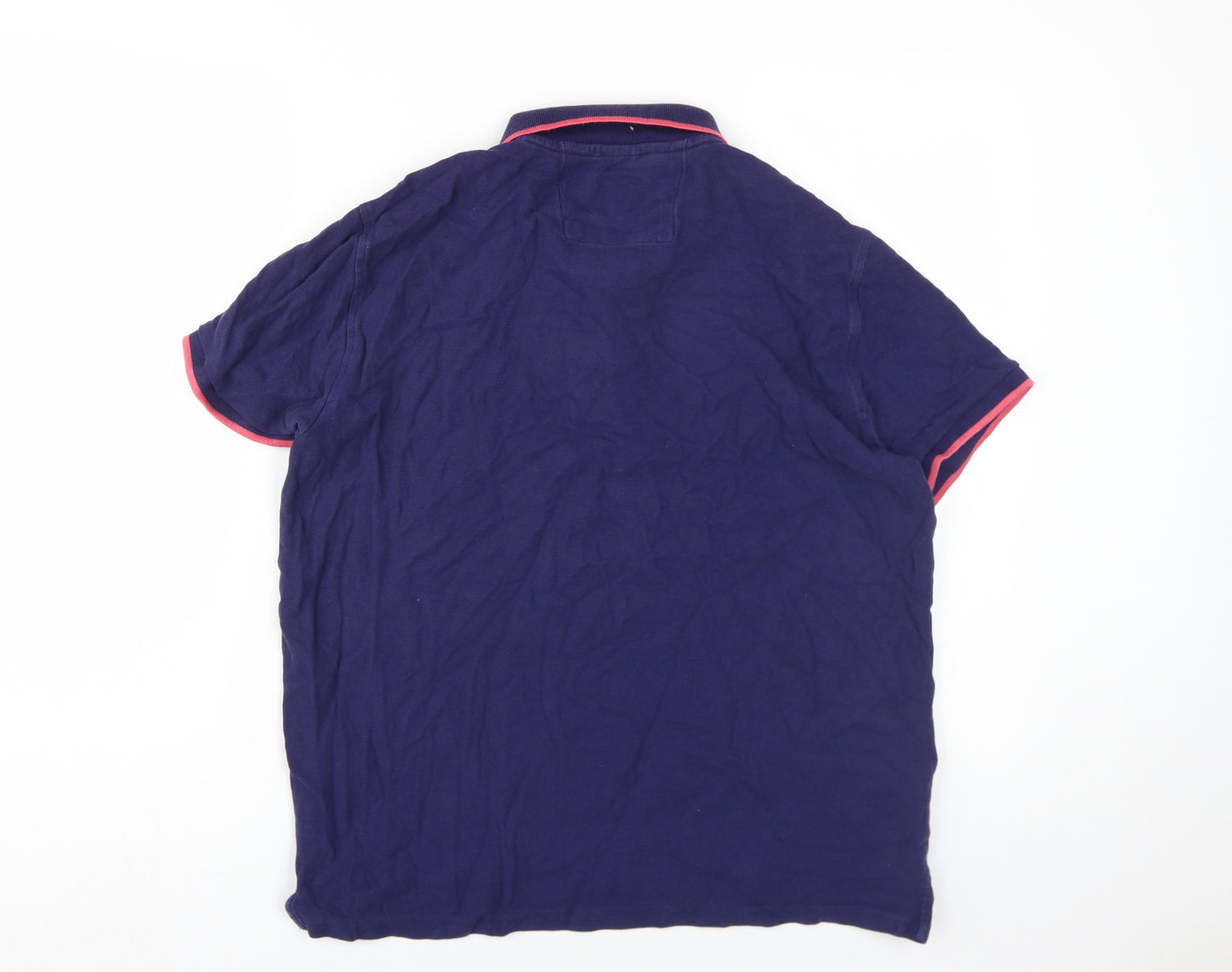 Pedro del Hierro Unisex Purple Polo Shirt, Size L
