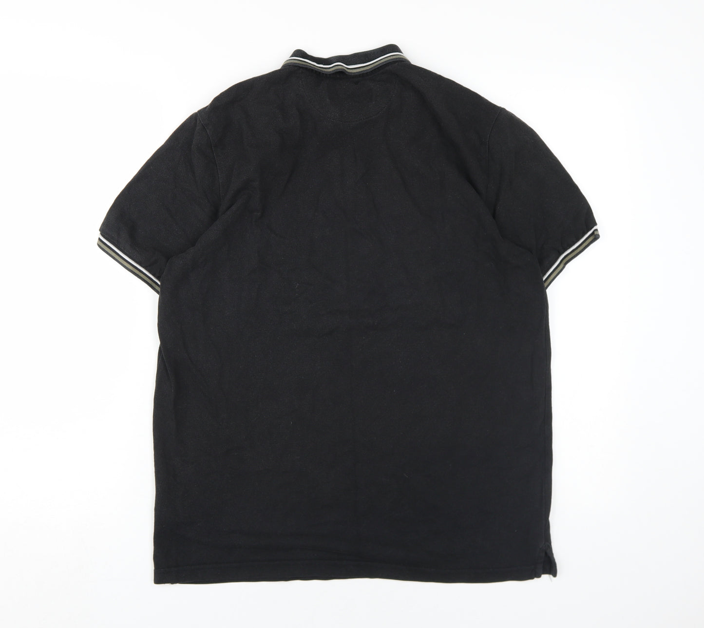 Firetrap Men's Black Polo Shirt L Casual Wear