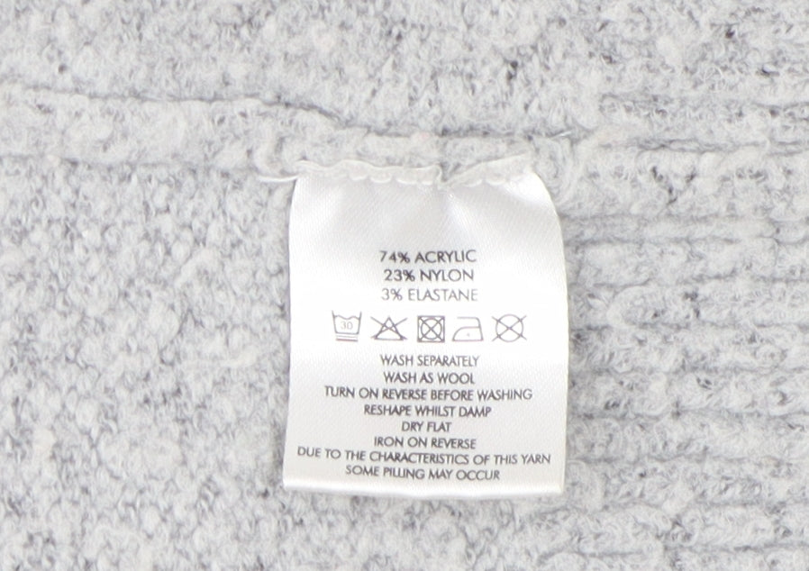 Oliver Bonas Women's Grey Cardigan Size 10