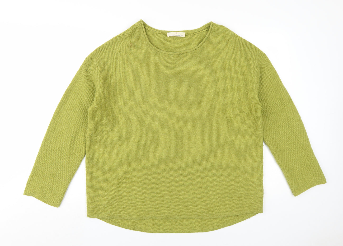 Seasalt Cornwall Women's Green Pullover Jumper Size 16