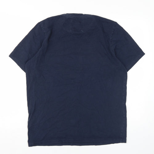 Soulcal & Co Men's Blue Logo T-Shirt Size L