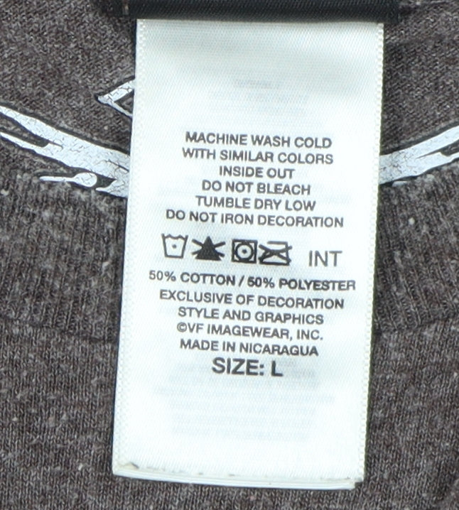 Harley-Davidson Men's Brown Graphic Long Sleeve Tee L