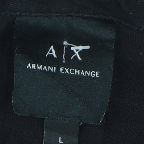 Armani Exchange Men's Black L Polo Shirt