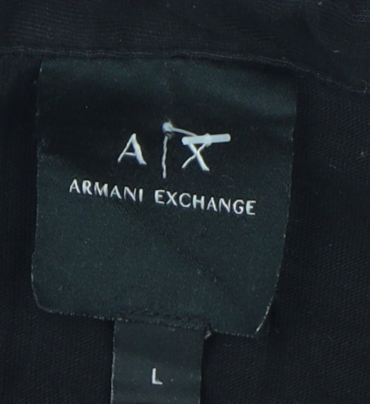 Armani Exchange Men's Black L Polo Shirt