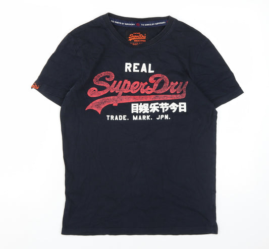 Superdry Men's Blue Medium Graphic Print T-Shirt