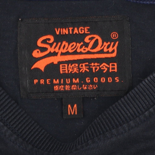 Superdry Men's Blue Medium Graphic Print T-Shirt