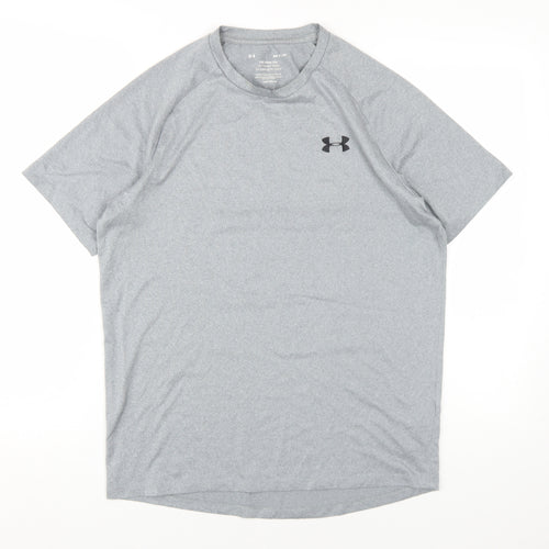 Under Armour Men's Grey Tech Tee S Regular Fit T-Shirt