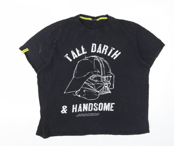 Star Wars Men's Black XL Darth Vader Graphic T-Shirt
