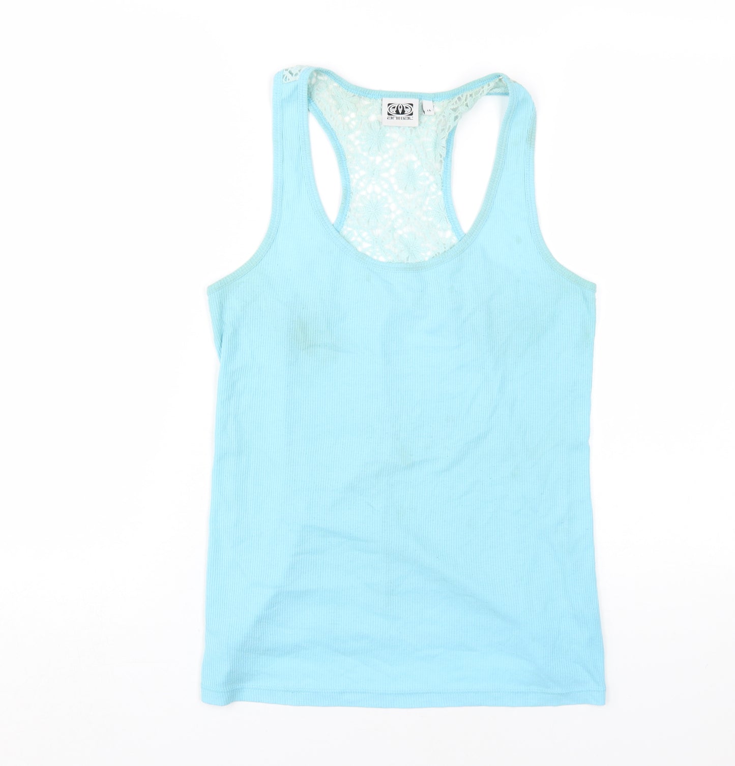 Animal Women's Blue Camisole Tank Top Size 14