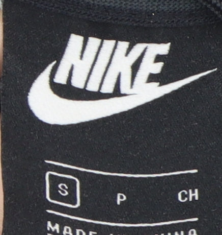 Nike Grey Full Zip Hoodie Unisex S Logo Lightweight