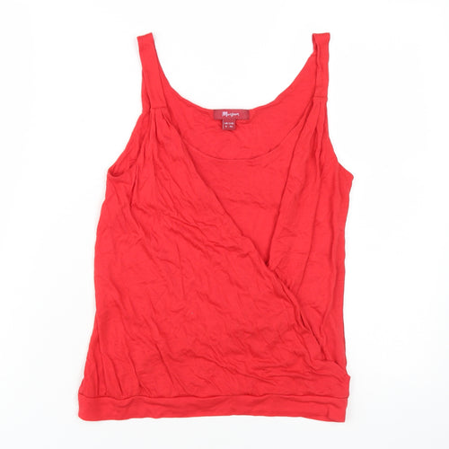 Monsoon Women's Red Wrap Tank Top Size 8
