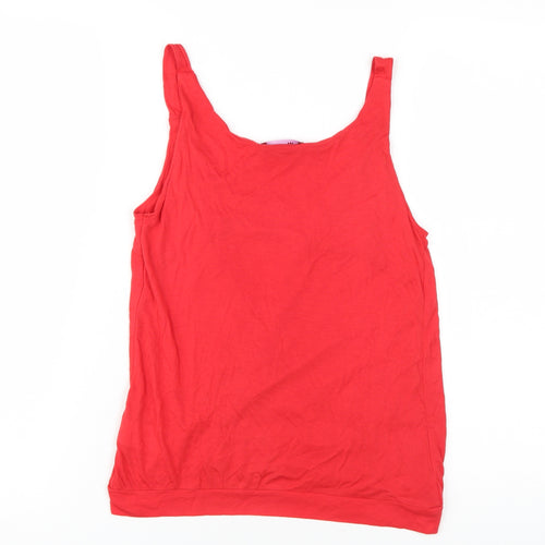 Monsoon Women's Red Wrap Tank Top Size 8