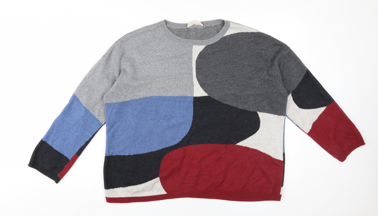 Seasalt Women's Multicoloured Cotton Pullover Jumper