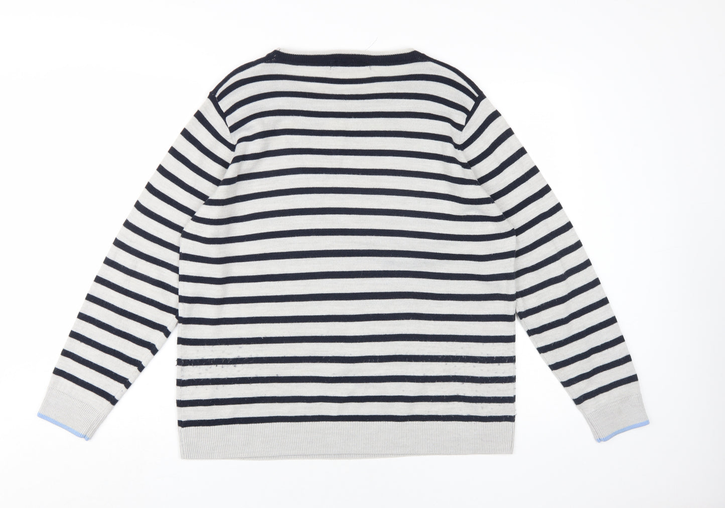 Isle Essentials Women's Striped Jumper L