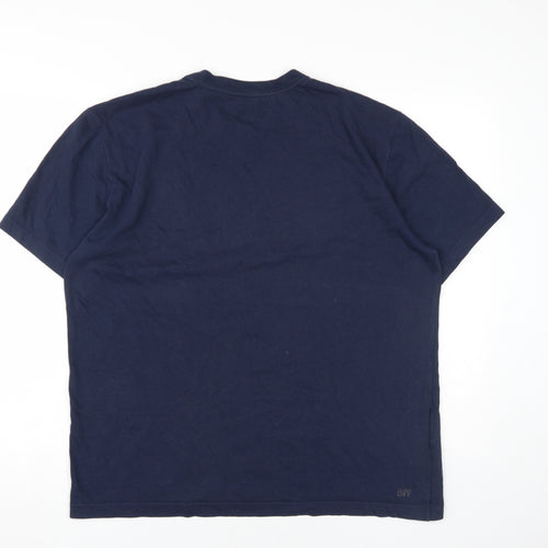 Lacoste Men’s Blue XL Short Sleeve Crew Neck T-Shirt