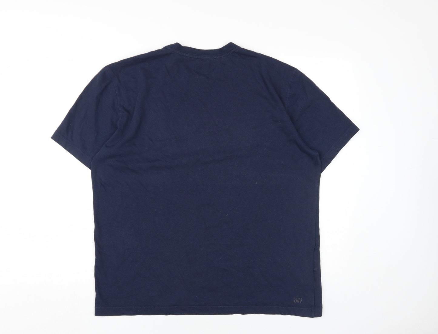 Lacoste Men’s Blue XL Short Sleeve Crew Neck T-Shirt