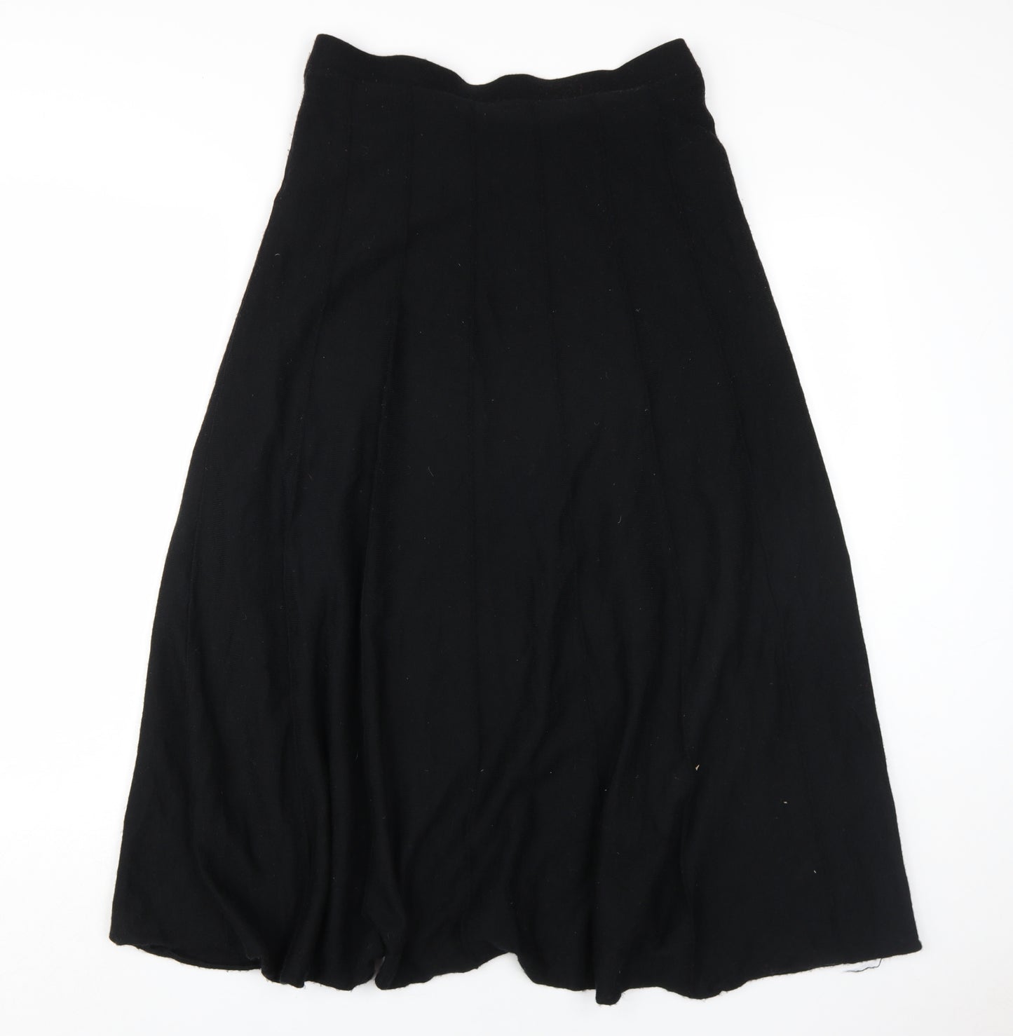 East Women's Black A-Line Midi Skirt Size 12