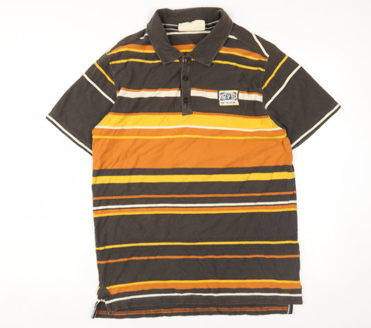 Animal Men's Multicoloured Striped Polo M