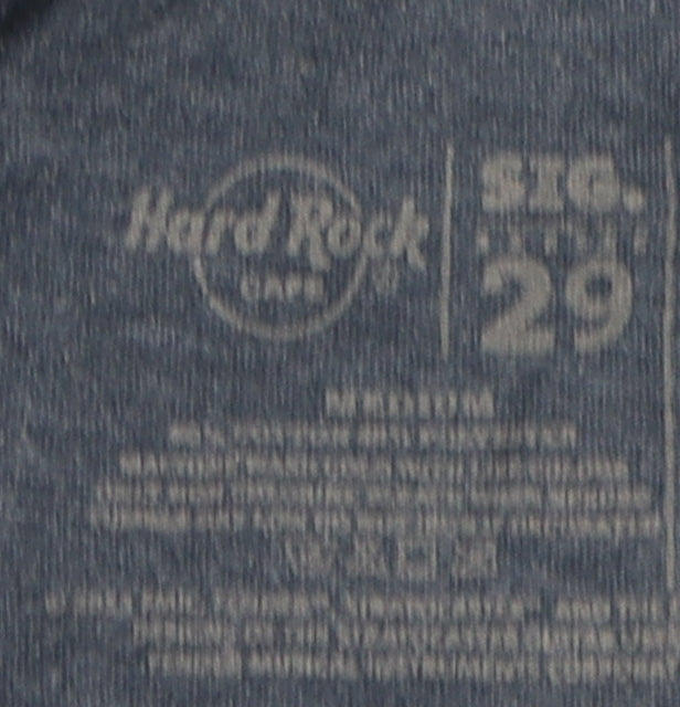 Hard Rock Café Men’s Blue Jimi Hendrix T-Shirt, Medium