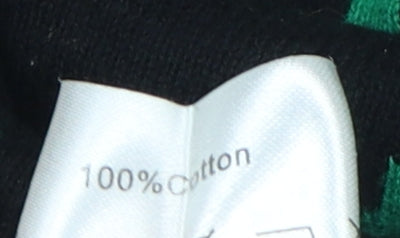 Collectif Women's Black Jumper UK 12 Cactus Print