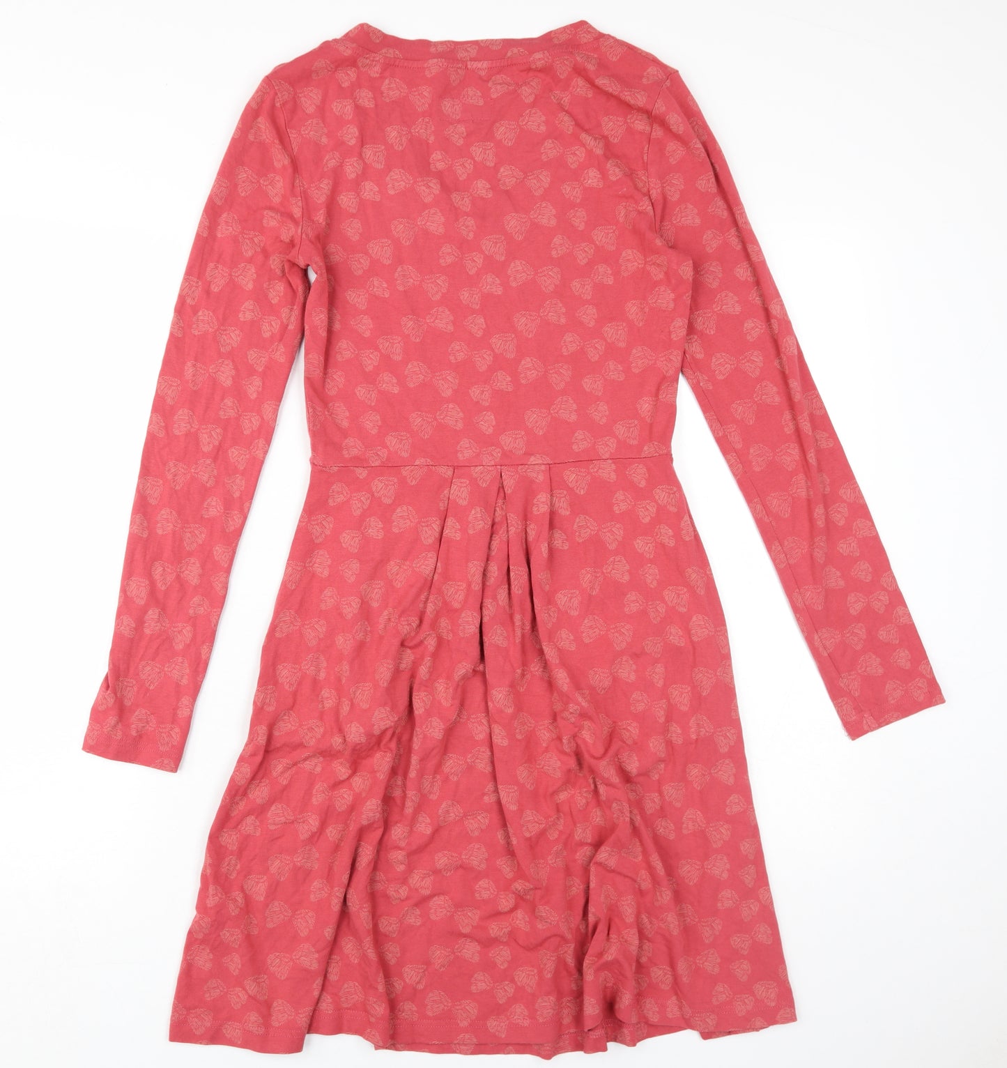 Ness Women's Pink Long Sleeve A-Line Dress - Size 8