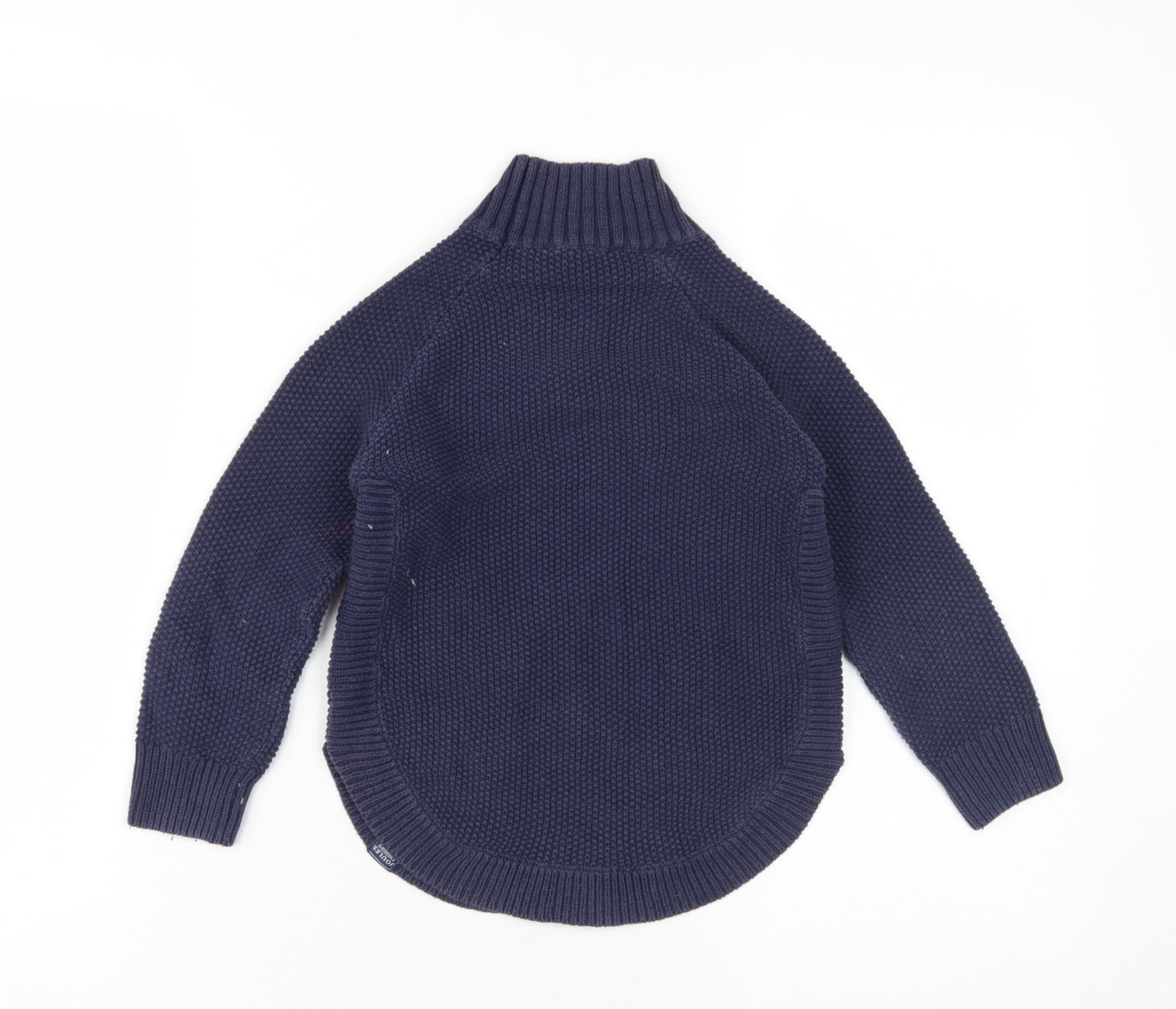 Joules Boys Blue Chunky Knit Pullover Jumper 5-6 Years