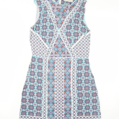 Oasis Women’s Multicoloured Sheath Dress, UK 8