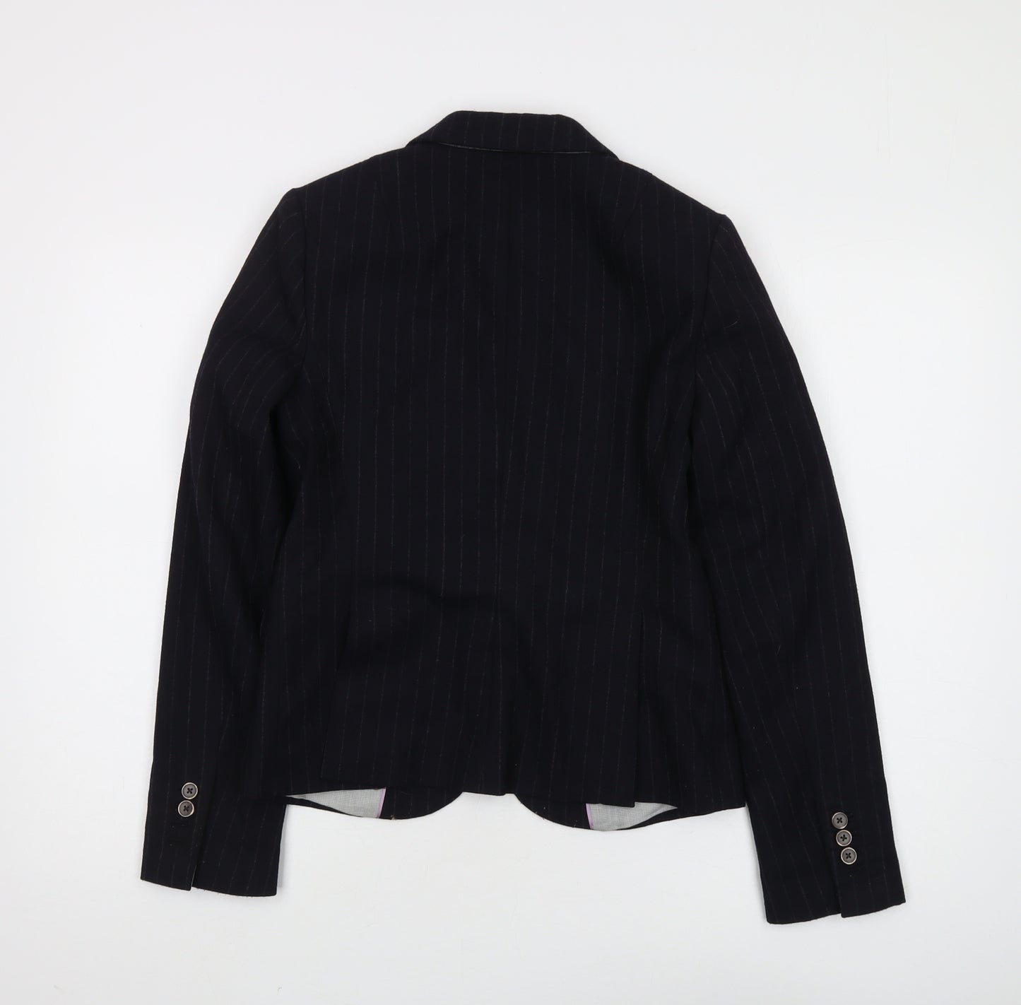 Banana Republic Women's Black Pinstripe Blazer, XS