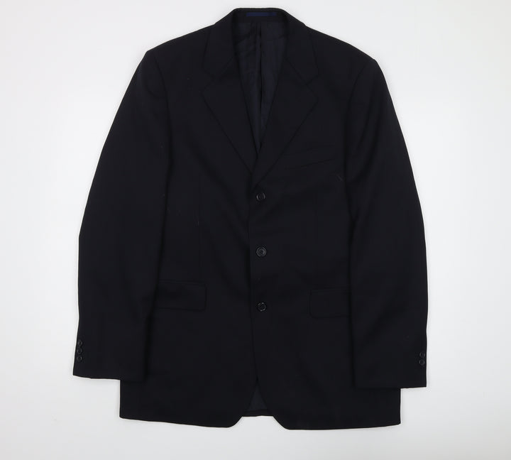 Debenhams Men's Black Blazer, Size 40L