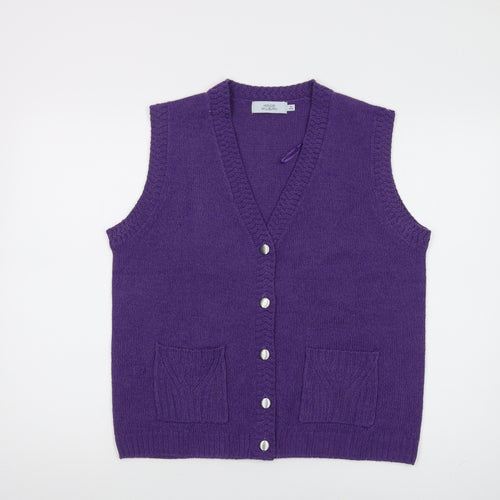 Honor Millburn Women's Purple Vest M