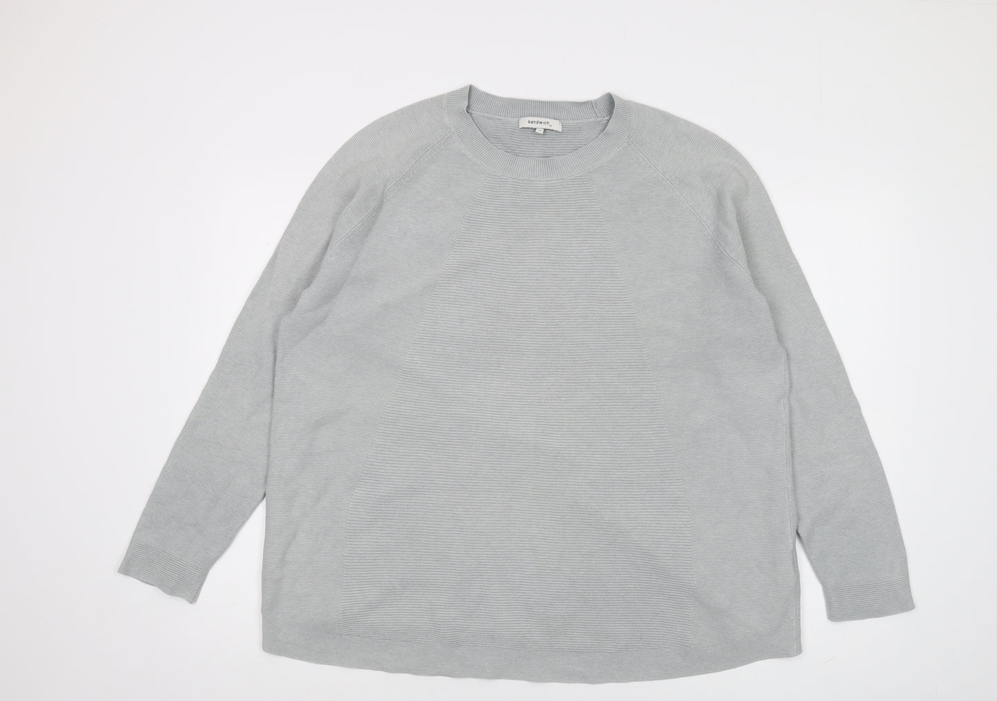 Sandwich Women's Grey Pullover Jumper M, Crew Neck